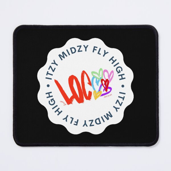 Item preview, ITZY MIDZY FLY HIGH button logo (white) designed and sold by G R I Z I D O R E.