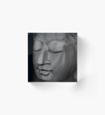 Serene Buddha Acrylic Block