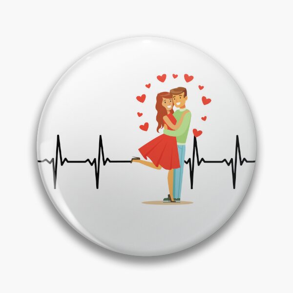 Item preview, Pulse couple in love design designed and sold by seelya83.