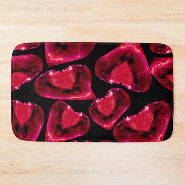 Item preview, Valentine, crimson, double heart, demonic heart, horned heart, transparent, hot heart, flaming heart, hearts, designed and sold by Maria Mihailova.