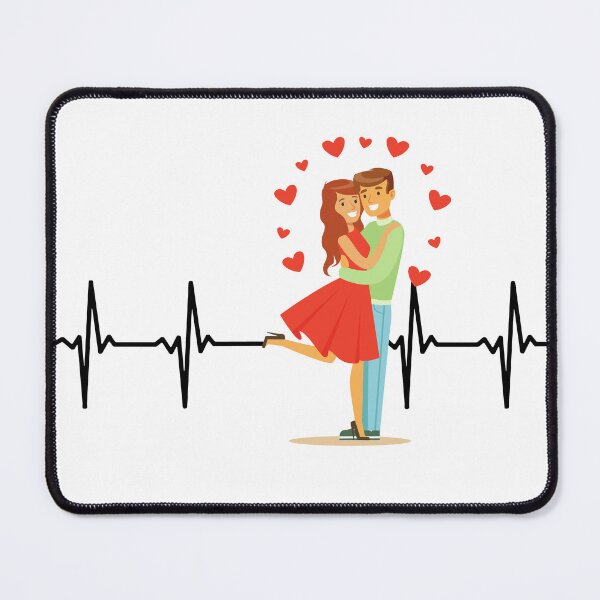 Item preview, Pulse couple in love design designed and sold by seelya83.