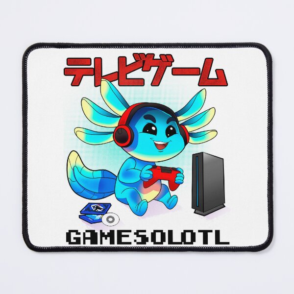 Item preview, Gamesolotl Axolotl for Gamer Gaming Playing Video Games designed and sold by NUMAcreations.