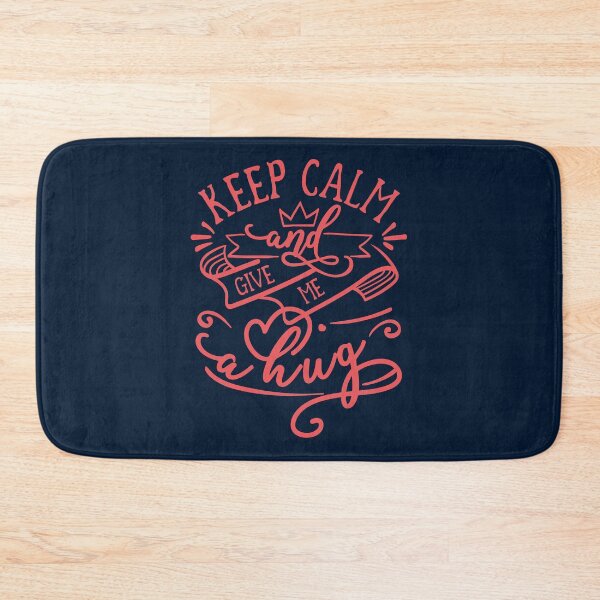 Item preview, Elegant and Minimalist KEEP CALM and GIVE ME A HUG Funny Matching Family Romantic Couple Lovers Typographic Quote designed and sold by zenturtlemerch.