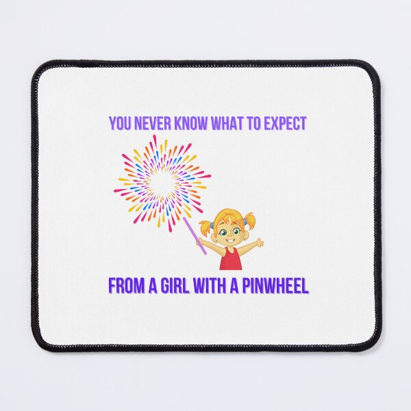 Item preview, Little Girl With a Pinwheel, You Never Know What to Expect designed and sold by GoldenPine.