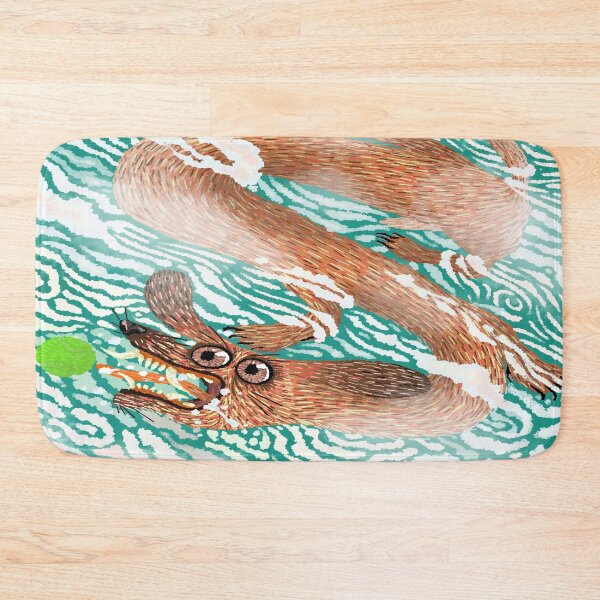 Item preview, Dachshund Dog Chasing Ball designed and sold by kihoiminoi.