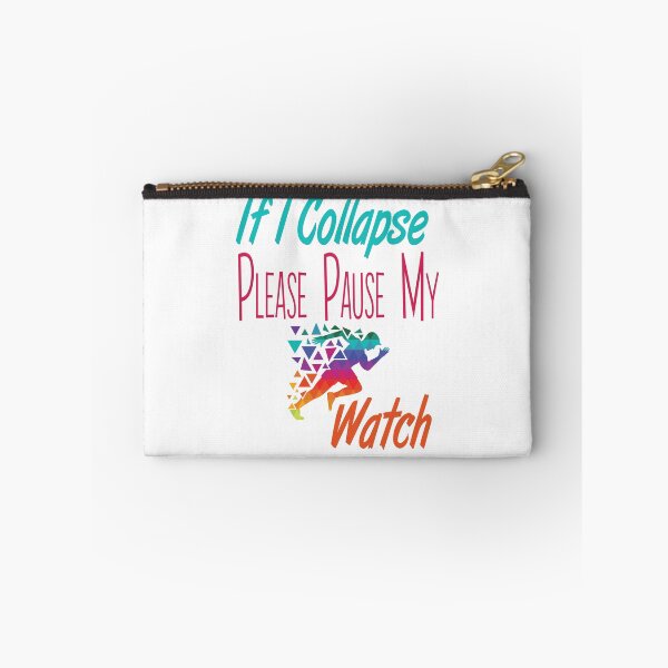 Item preview, If I Collapse Please Pause My Watch Running colored T Shirt, Running lover designed and sold by Laadel.