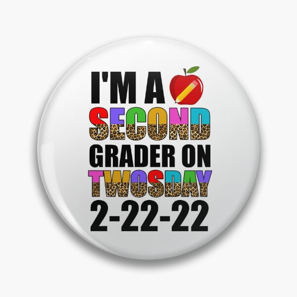 Item preview, I'm a Second Grader on Twosday  I Teacher Twosday I Twosday Tuesday February 2022 designed and sold by younghopes.