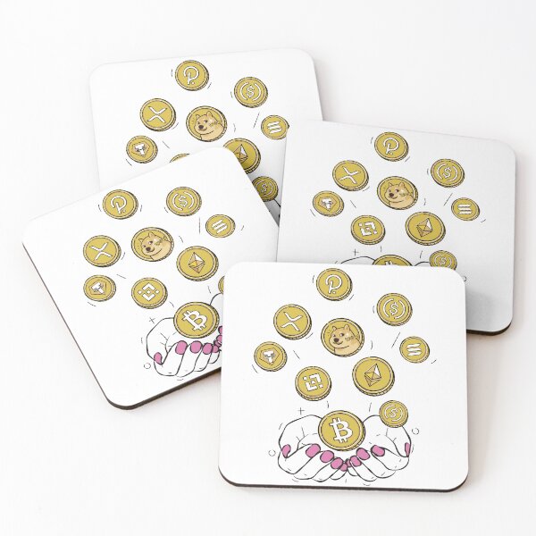 Item preview, Crypto-monnaies Bitcoin Ethereum Cardano Binance Coin XRP Solana Polkadot Dogecoin Uniswap Terra Avalanche SHIBA INU Coin designed and sold by jee-jee2151.