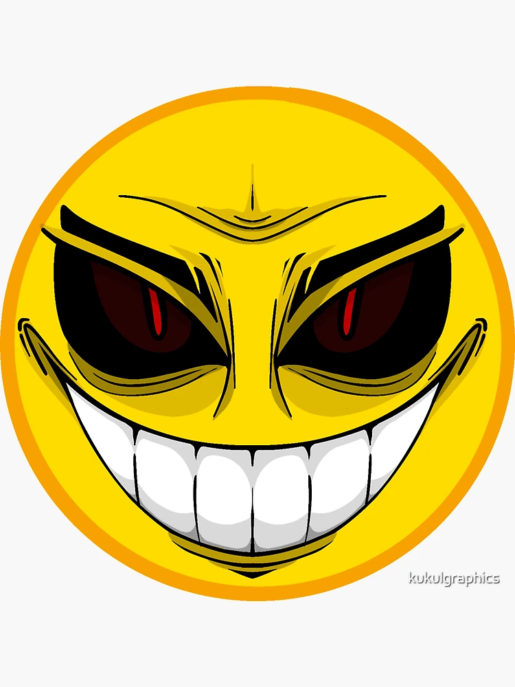 Him - Creepy Face Merch (HD) Sticker for Sale by Themurphyz