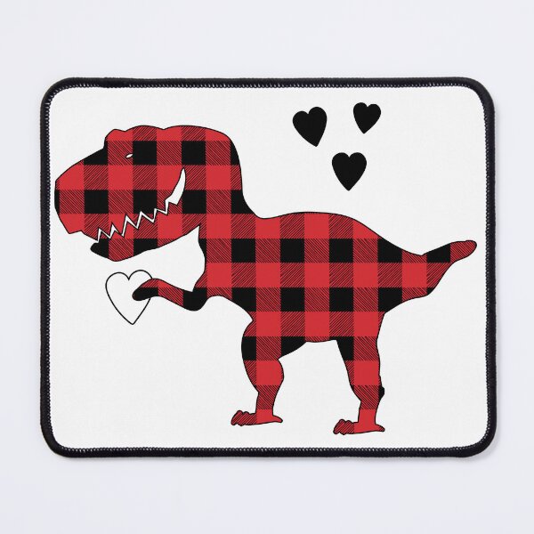 Aperçu de l'œuvre T-Rex à carreaux créée et vendue par RoseDesigns87.