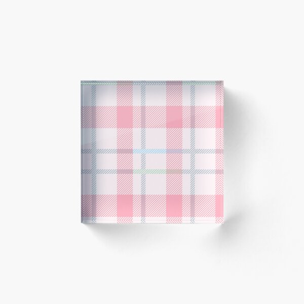 Item preview, Patrón de cuadros Clark rosa pastel designed and sold by AlinaGil.