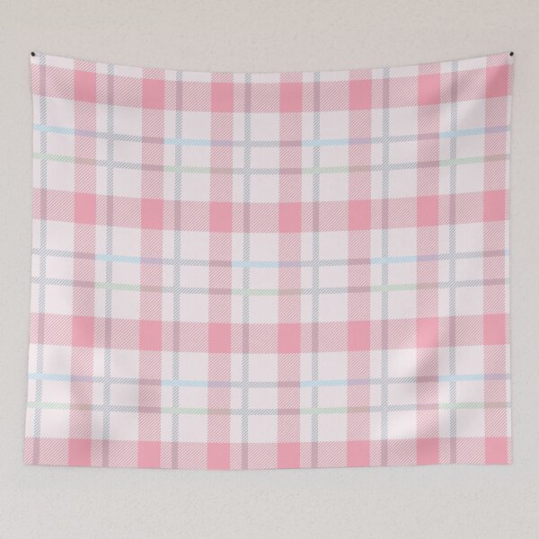 Item preview, Pastel pink Clark Plaid pattern designed and sold by AlinaGil.