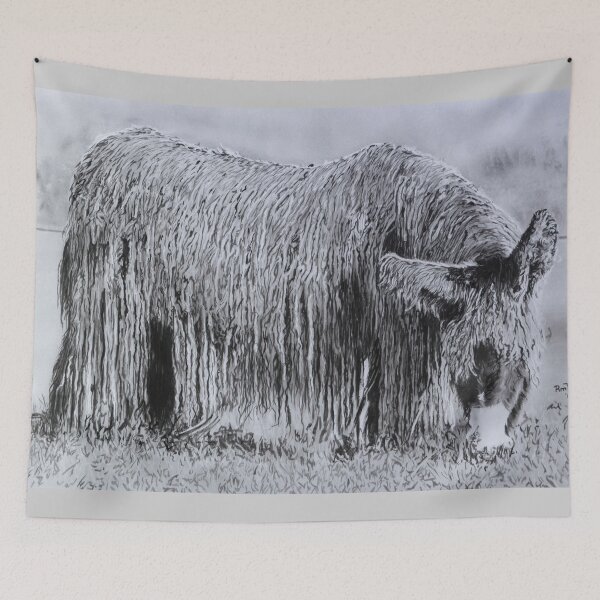 Item preview, “Le Baudet du Poitou” designed and sold by RmvPortraitsArt.