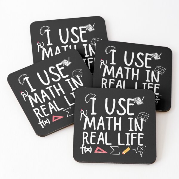 Item preview, i use math in real life designed and sold by ronaldsonou.