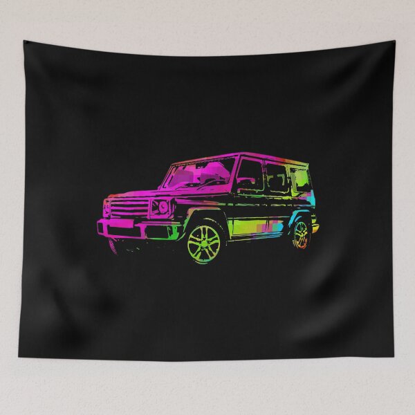 Item preview, G Wagon abstract psychedelic colorful design designed and sold by marosi.