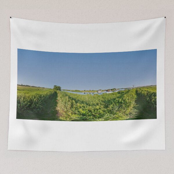 Item preview, 360 panorama on of the footpath along the River Thurne, Norfolk Broads designed and sold by yackers1.