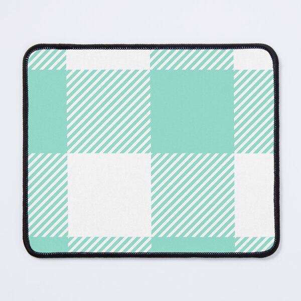 Item preview, Pastel blue mentol Clark Plaid pattern designed and sold by AlinaGil.
