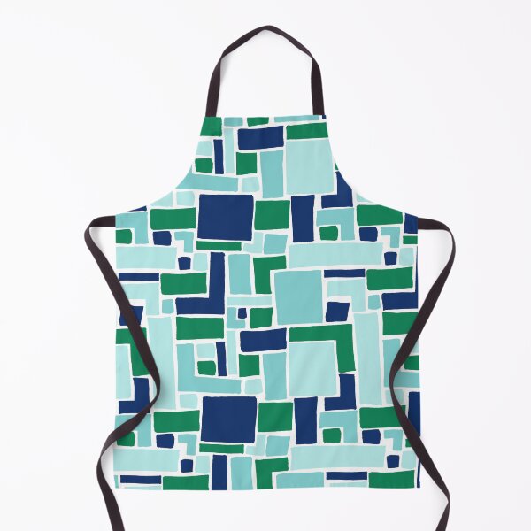 Item preview, Abstract Colorful Geometric Pattern- Cool Colors designed and sold by PaintInTheNight.
