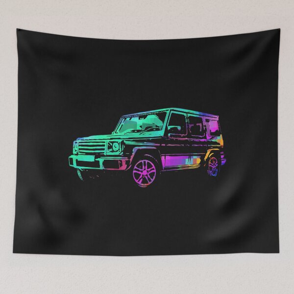 Item preview, G Wagon abstract psychedelic colorful design designed and sold by marosi.