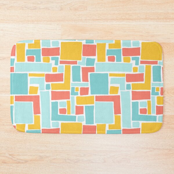 Item preview, Abstract Colorful Geometric Pattern- Primary Colors designed and sold by PaintInTheNight.