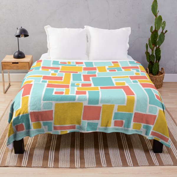 Item preview, Abstract Colorful Geometric Pattern- Primary Colors designed and sold by PaintInTheNight.