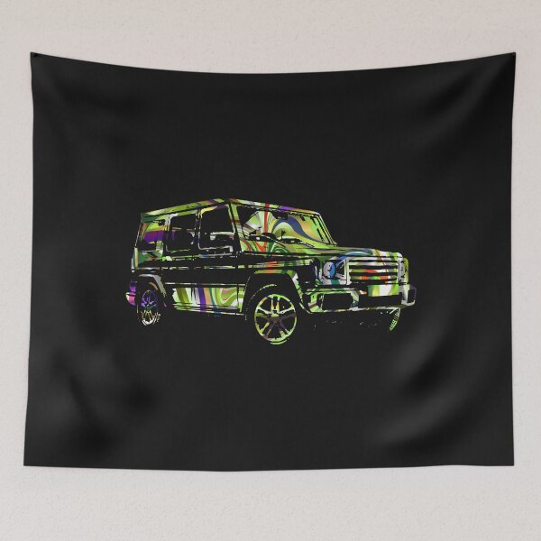 Item preview, G Wagon abstract psychedelic colorful design designed and sold by marosi.