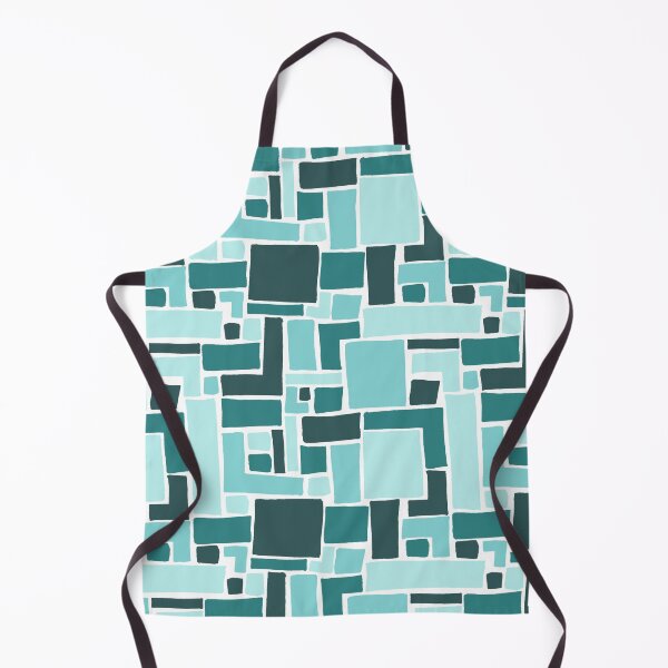 Item preview, Abstract Colorful Geometric Pattern- Blue Monochrome designed and sold by PaintInTheNight.