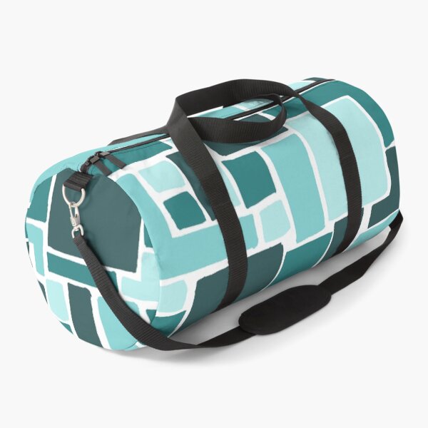 Item preview, Abstract Colorful Geometric Pattern- Blue Monochrome designed and sold by PaintInTheNight.