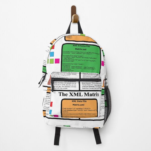 Item preview, The XMLMatrix - Basics from the TechnologyMatrix at Redbubble, Winter 2022 designed and sold by Mark Stansberry.
