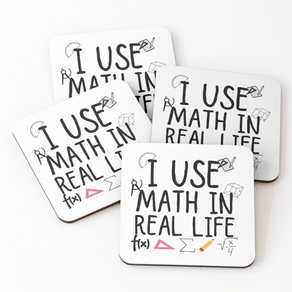 Item preview, i use math in real life designed and sold by ronaldsonou.