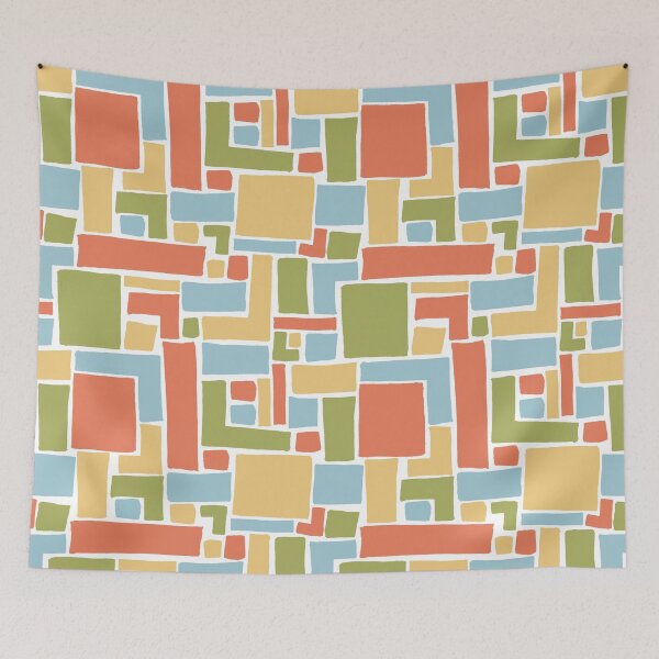 Item preview, Abstract Colorful Geometric Pattern - Partial Rainbow designed and sold by PaintInTheNight.