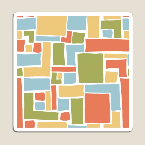 Item preview, Abstract Colorful Geometric Pattern - Partial Rainbow designed and sold by PaintInTheNight.