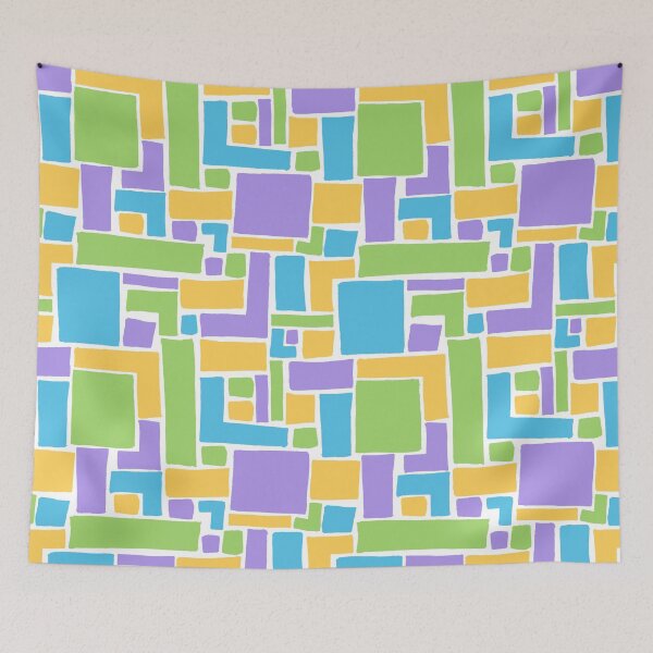 Item preview,  Abstract Colorful Geometric Pattern - Bright  designed and sold by PaintInTheNight.