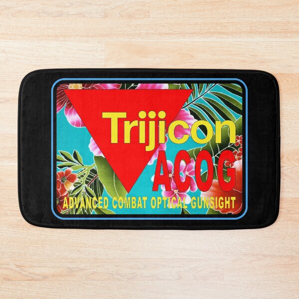 Item preview, Trijicon Red Dot Scope RMR MRO ACOG Badge - Tropical Jungle Blue Patriot Operator designed and sold by Warhawk Designs.
