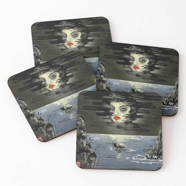 Item preview, Moon Between Clouds designed and sold by kihoiminoi.
