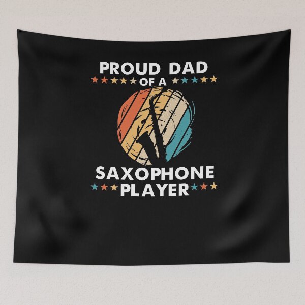 Item preview, Proud Dad of Saxophone Player designed and sold by Músico Ilustre.