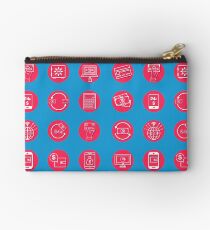 Internet Banking Icons Set in flat style Studio Pouch