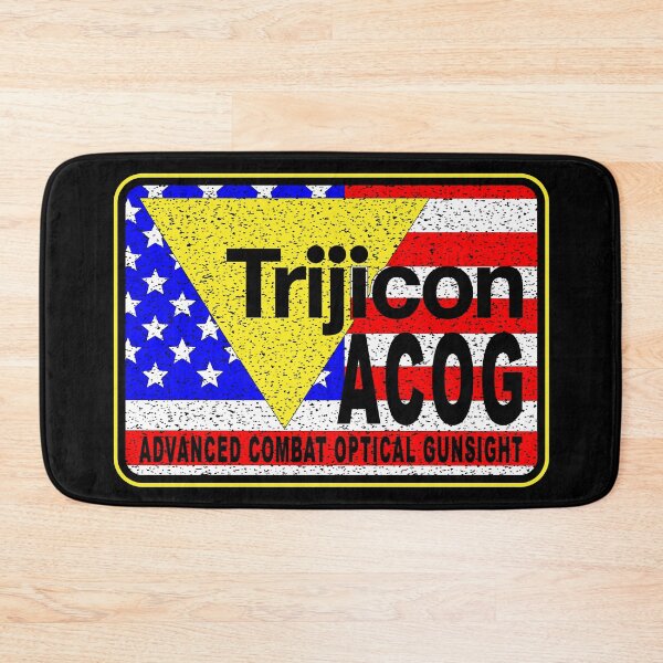 Item preview, Trijicon Red Dot Scope RMR MRO ACOG Badge - 80's Fresh Retro Team USA Flag Patriot Operator designed and sold by Warhawk Designs.
