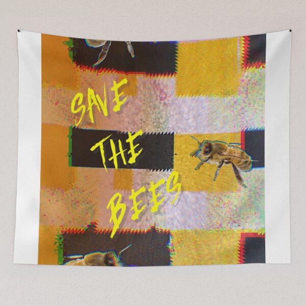 Item preview, Save the Bees Mosaic PopArt designed and sold by StevenLeeDraws.