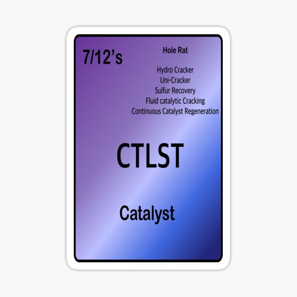 "Catalyst Periodic table of elements" Sticker for Sale by IVTtech