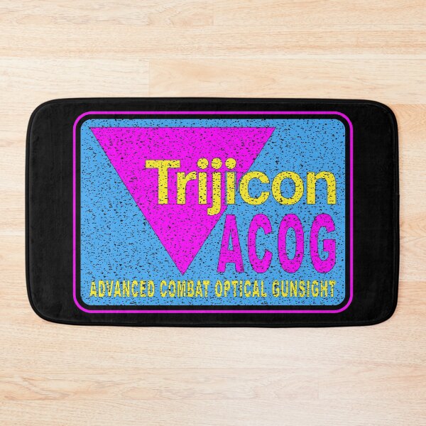 Item preview, Trijicon Red Dot Scope RMR MRO ACOG Badge - 80's Fresh Retro Neon Patriot Operator designed and sold by Warhawk Designs.
