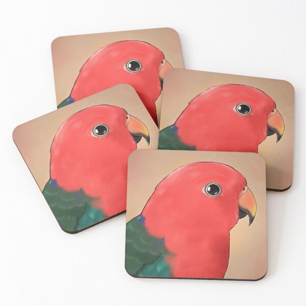 Item preview, Cute Eclectus Parrot designed and sold by meruesan.
