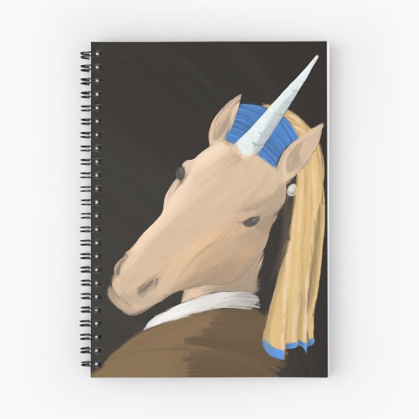 Item preview, The Unicorn with the Pearl Earring designed and sold by Weirdstuffshop.