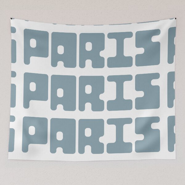 Item preview, Paris - Tourmaline Blue designed and sold by boxedspaper.