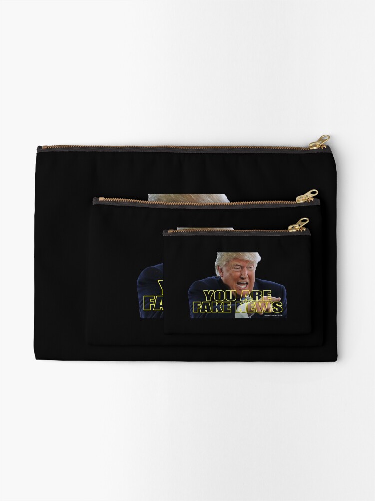Alternate view of You Are Fake News Zipper Pouch