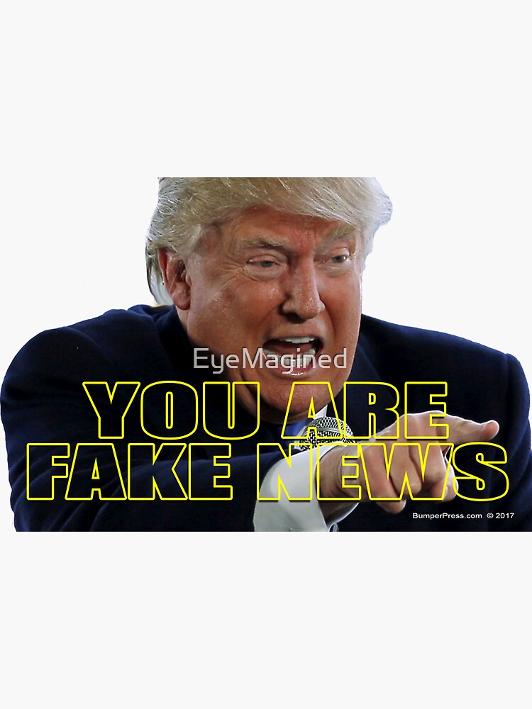 You Are Fake News by EyeMagined