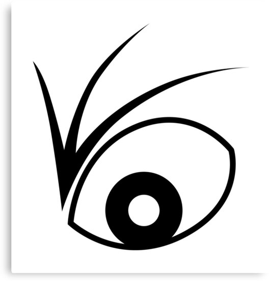 unfortunate events netflix vfdolaf eye canvas print by thesikorsky