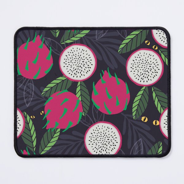 Item preview, Beautiful pattern with dragonfruits, scary eyes starring in the dark designed and sold by marina63.