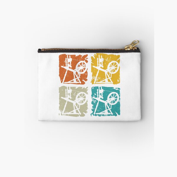 Item preview, Spinning Wheels Vintage Sunset Retro Squares for Handspinners designed and sold by DSeller.