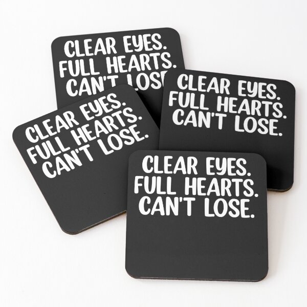 Item preview, Clear eyes. full hearts. can't lose. designed and sold by Mr Wolf.